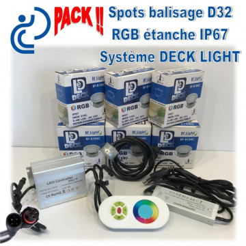 PACK Spots de balisage système DECK LIGHT
