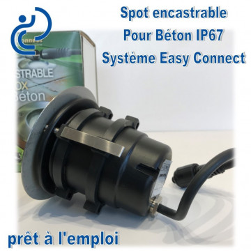 Spot Encastrable Pour béton 20W Système Easy Connect