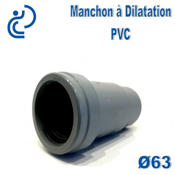 Manchon à dilatation PVC d63