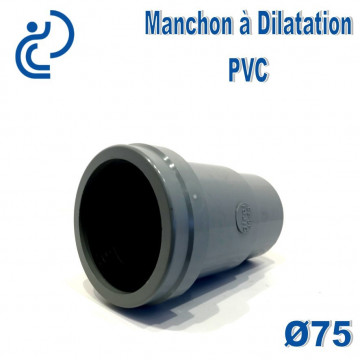 Manchon à dilatation PVC d75