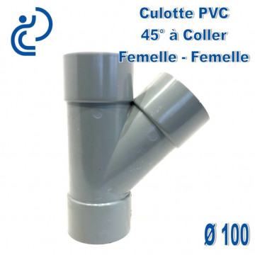 CULOTTE PVC 45° FF D100