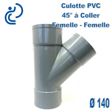 CULOTTE PVC 45° FF D140