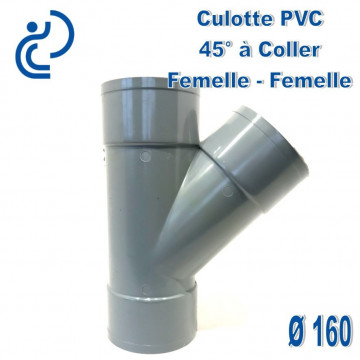 CULOTTE PVC 45° FF D160