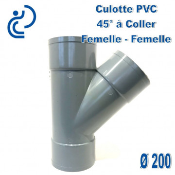 CULOTTE PVC 45° FF D200