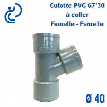 CULOTTE PVC 67°30 FF D40