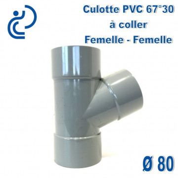 CULOTTE PVC 67°30 FF D80