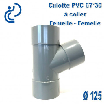 CULOTTE PVC 67°30 FF D125