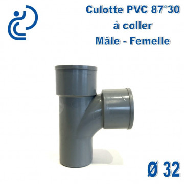 CULOTTE PVC 87.30° MF D32