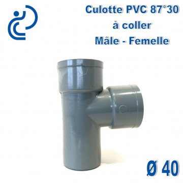 CULOTTE PVC 87.30° MF D40