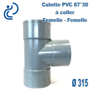 CULOTTE PVC 87.30° FF D315