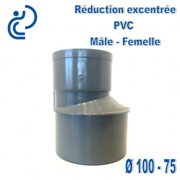 REDUCTION EXCENTREE PVC 100X75 MF