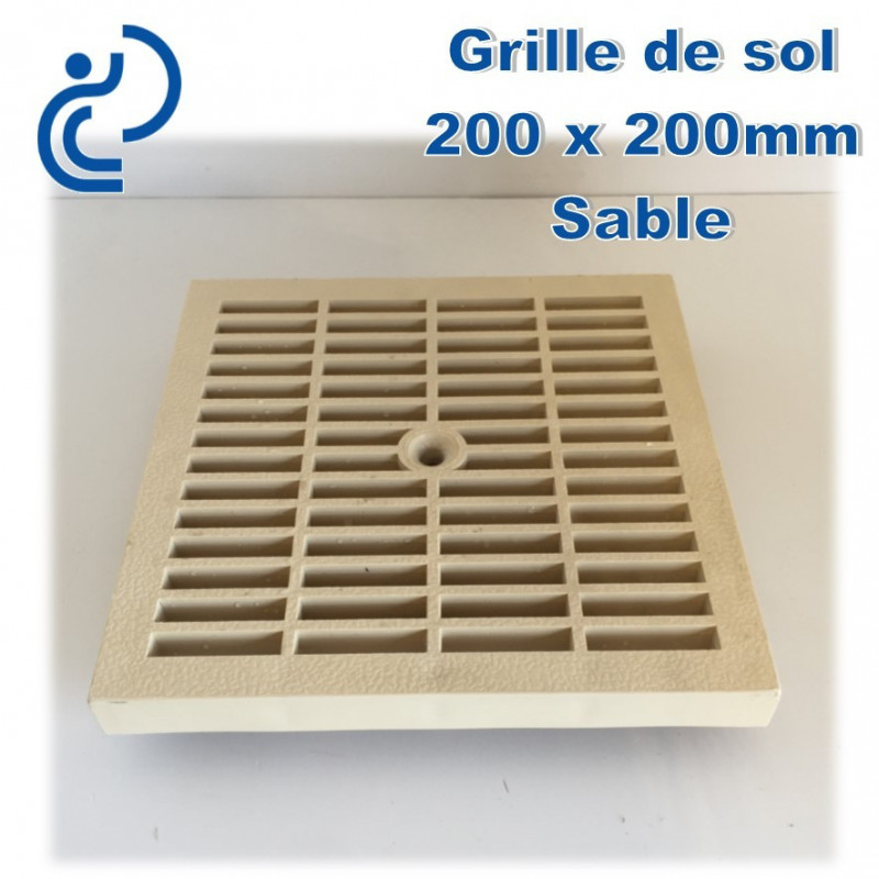 Cadre 20 x 20 cm pour grille de sol sable polypropylène
