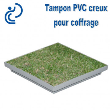 Tampon PVC creux pour Coffrage 40x40