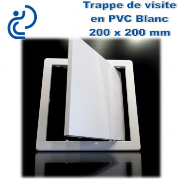 TRAPPE DE VISITE EN PVC BLANC 20x20