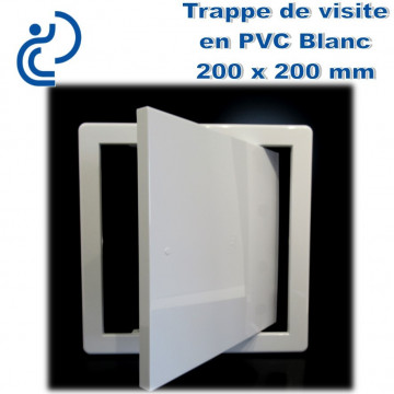 TRAPPE DE VISITE EN PVC BLANC 20X20