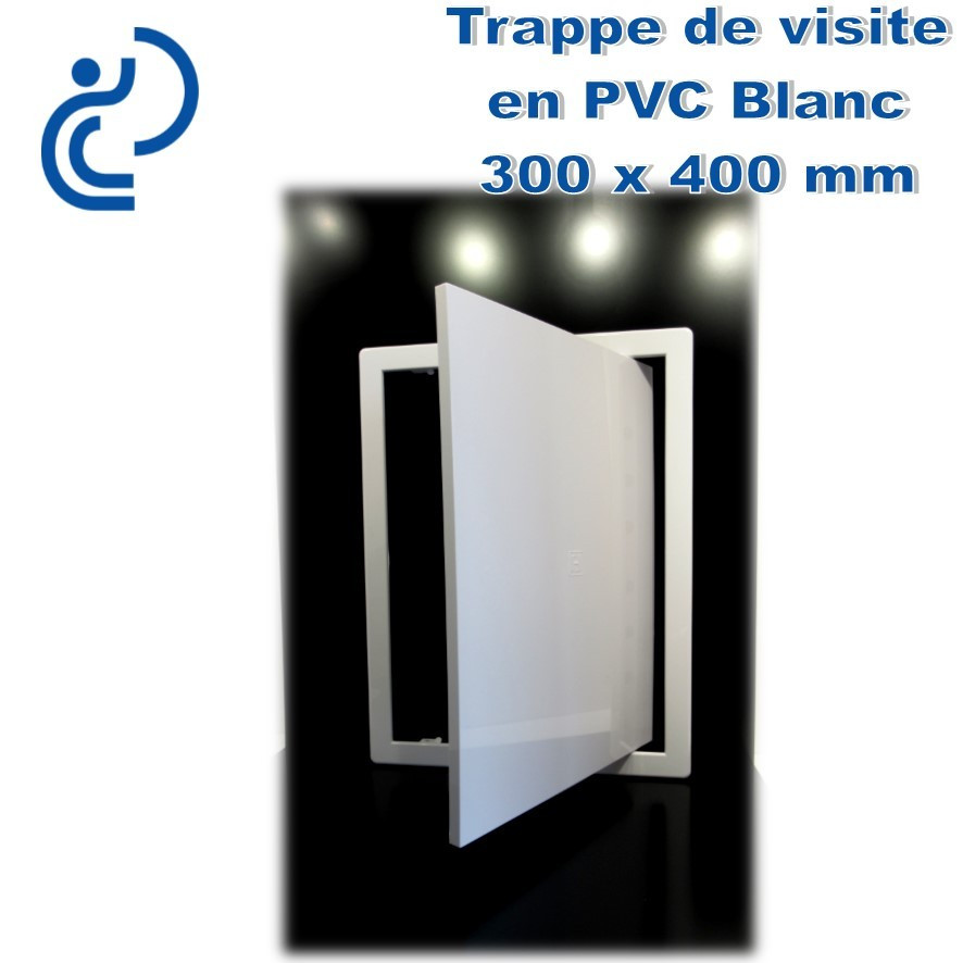 TRAPPE DE VISITE PVC BLANC 380 X 280 MM AVEC CLE 