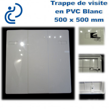 TRAPPE DE VISITE EN PVC BLANC 50x50