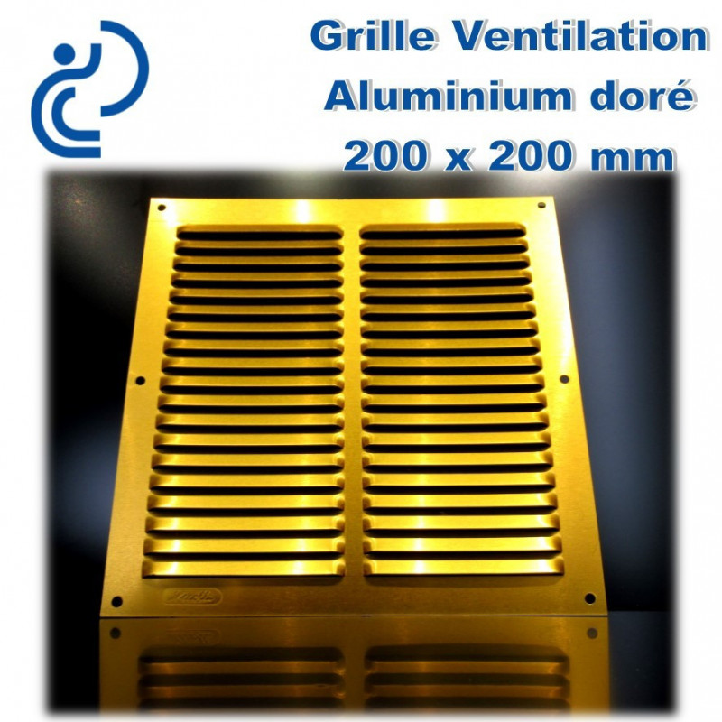 Grille de ventilation Aluminium orientables au pas de 50 mm - VIB - grilles  de ventilation