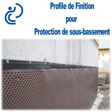Profile de Finition et Fixation pour protection de sous bassement (2ml)