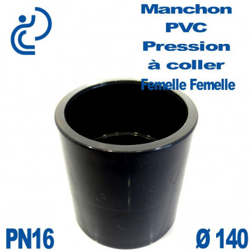 Manchon PVC Pression D140 PN16 à coller