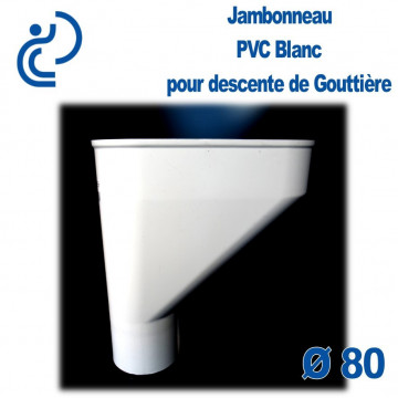 Jambonneau PVC  blanc D80