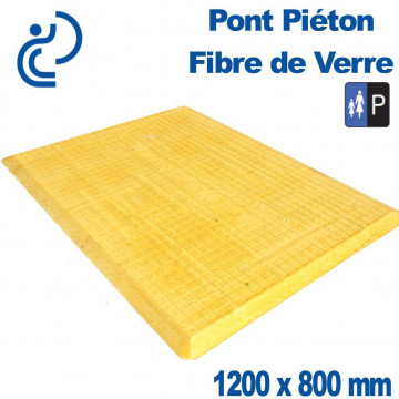 PONT PIETON FIBRE DE VERRE 1200X800
