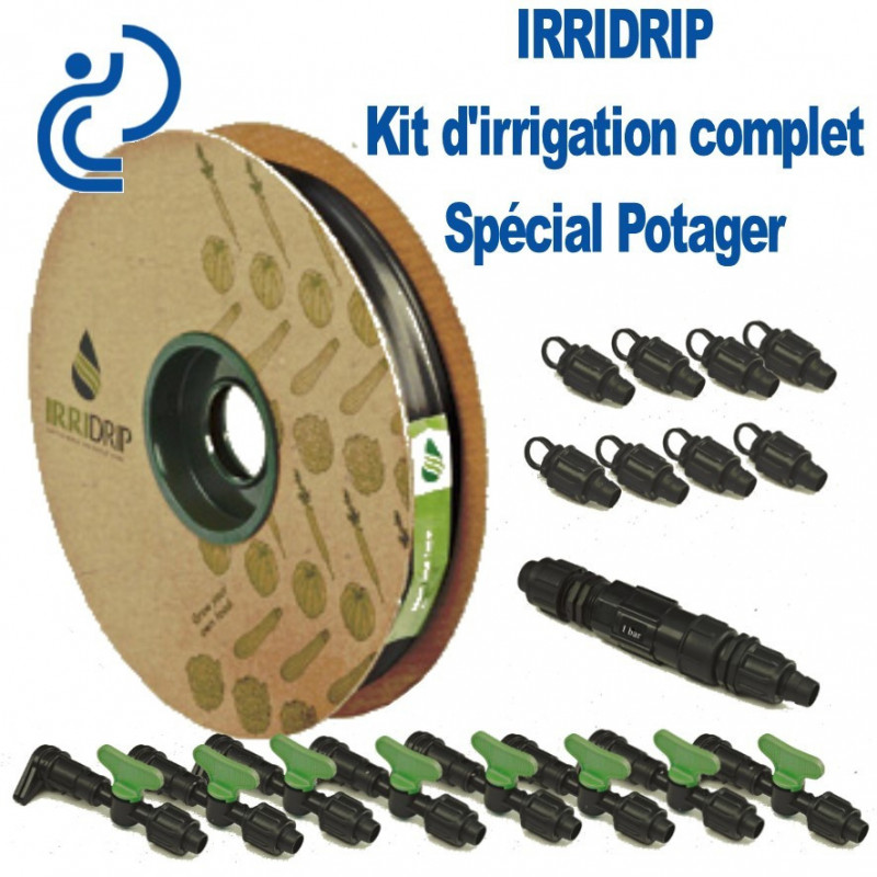 KIT IRRIGATION COMPLET SPECIAL POTAGER IRRIDRIP