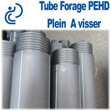 Tube Forage PEHD 79.2x90 (3") plein longueur de 1ml