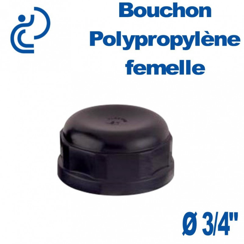Bouchon Polypropylène 3/4 Femelle ( taraudé )