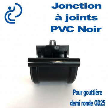 JONCTION PVC NOIR A JOINTS