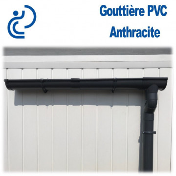 COUDE GOUTTIERE PVC ANTHRACITE