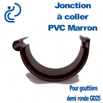 JONCTION PVC MARRON A COLLER