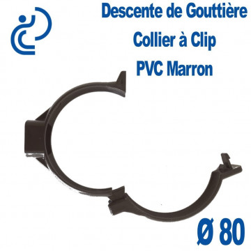 CULOTTE DE GOUTTIERE PVC MARRON D80