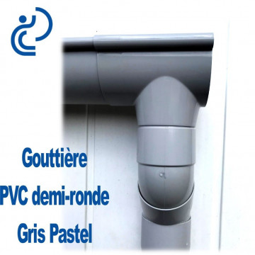 Jambonneau PVC  gris pastel D80