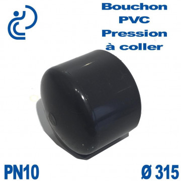 Bouchon Femelle PVC Pression D315 PN10 à coller