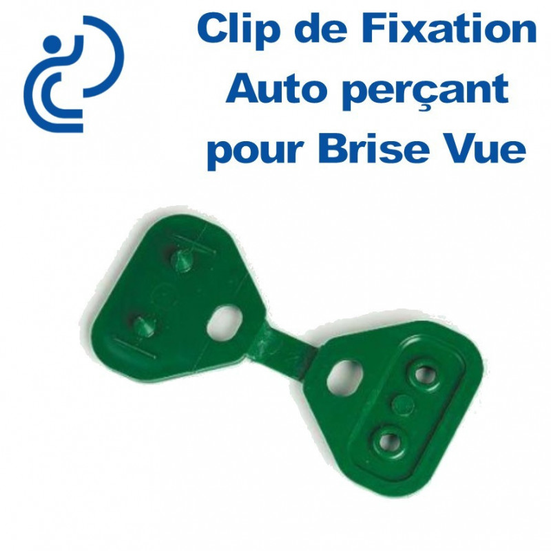 Clip de Fixation Auto Perçant PVC pour Brise Vue