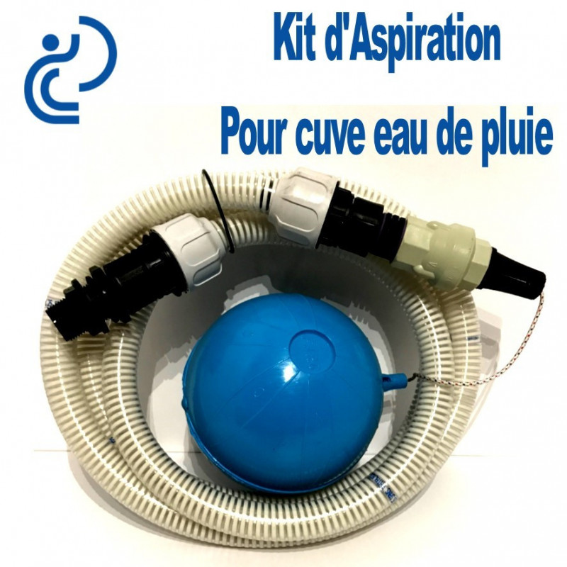 Kit Récupérateur Eau de Pluie pour Cuve PEHD avec Pompe Immergée