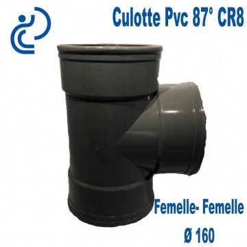 Culotte pvc CR8 87° D160 FF