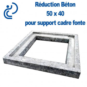 Réduction Béton 50x40 Pour Support Cadre Fonte