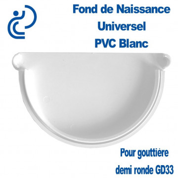 Fond de Naissance Universel en PVC blanc à Coller pour GD33
