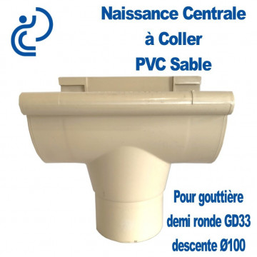 NAISSANCE CENTRALE A COLLER EN PVC SABLE POUR GD33