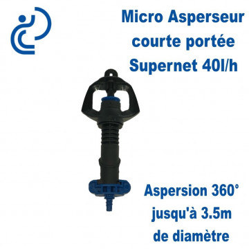 MICRO ASPERSEUR COURTE PORTEE Supernet SR40