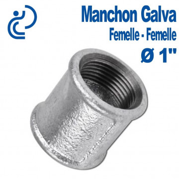 MANCHON GALVA 1" FF