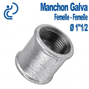 MANCHON GALVA 1"1/2 FF