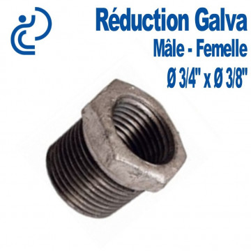 REDUCTION GALVA 3/4X3/8 MF