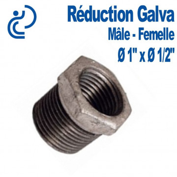 REDUCTION GALVA 1"X1/2 MF