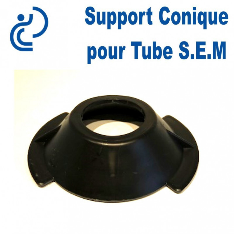 Tube allonge SEM avec support conique 675 mm en PVC bleu