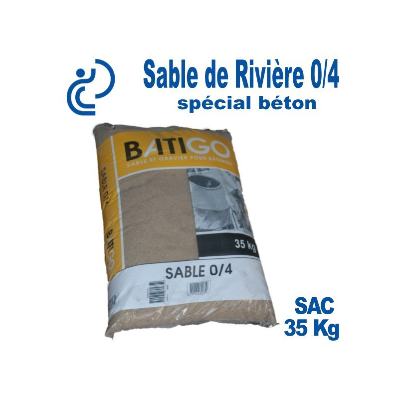 SABLIERES DE LA PERCHE - Sable 0/20 800/1400µ sablage sac de 35kg