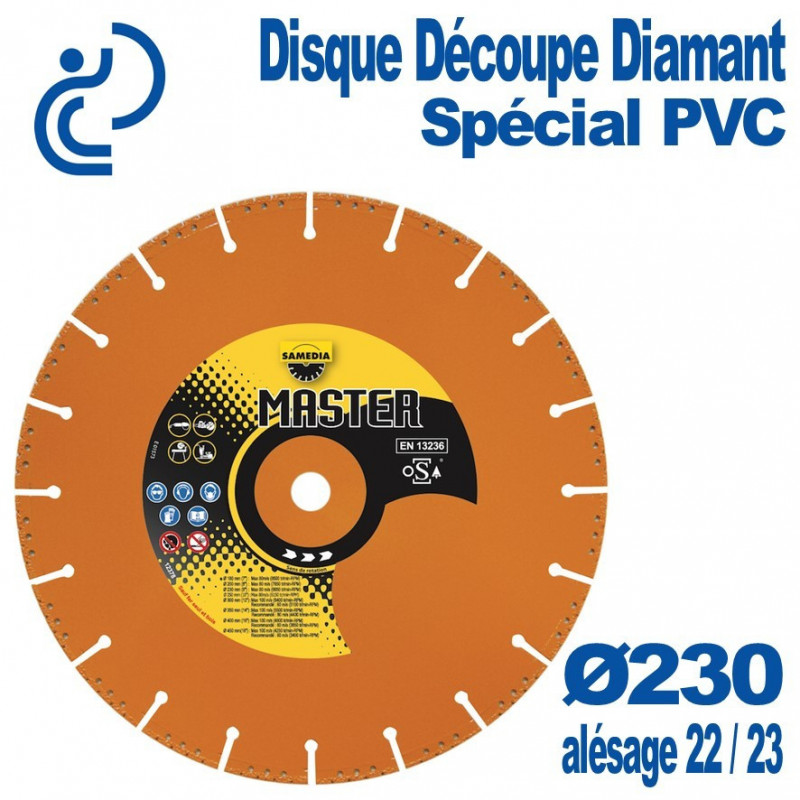 Disque Diamant Spécial PVC D300