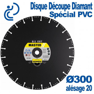 Disque Diamant Spécial PVC Ø300
